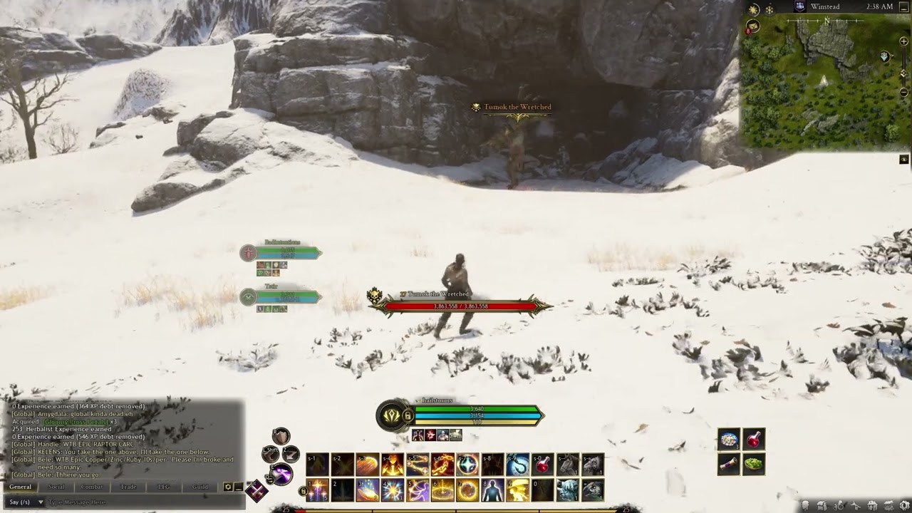 Ashes of Creation - Solo Cleric vs World Boss