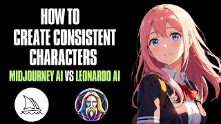 MidJourney vs. Leonardo AI – How to Create Consistent Characters (Step-by-Step Guide!) 🎨