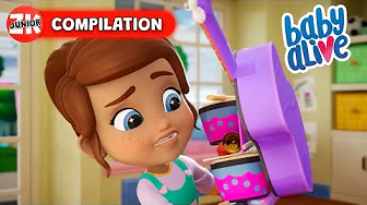 Time To Learn An Instrument! | Baby Alive | Episode Compilation | ZeeKay Junior