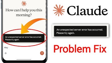 Claude An unexpected server error has occurred. Please try again Problem Today Claude chat Problem