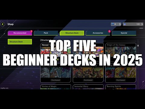 5 EASIEST Decks to Learn in Yu-Gi-Oh! Master Duel
