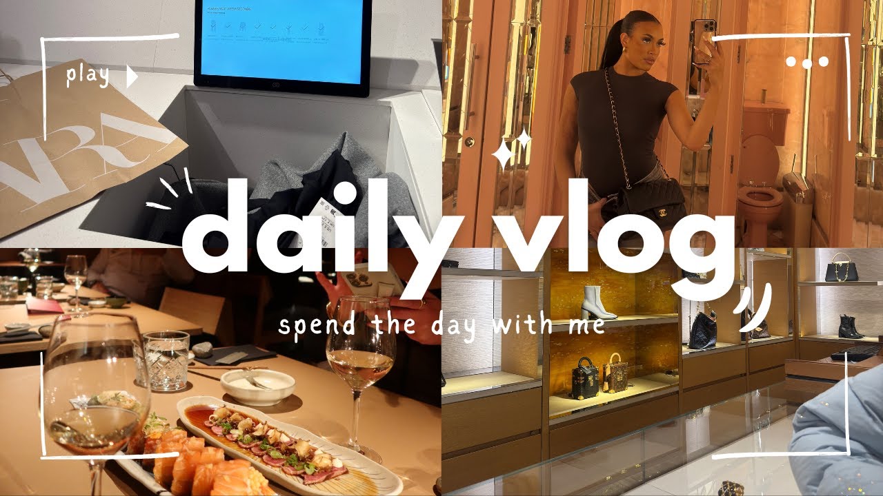 Spend the day with me | spend a day off with me in London and a haul 🤍