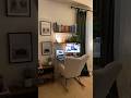 Small space  work from home setup.
