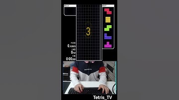 테트리스 상위 1% 초고수 플레이 영상