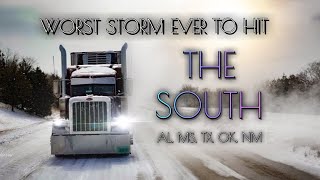 PETERBILT 389 FACES COLDEST SNOWSTORMS EVER - MIAMI DRONE FOOTAGE INCLUDED