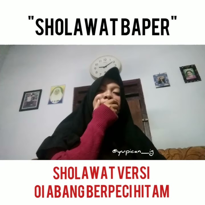 Oi Adek Berjilbab Ungu Cover Anak Santri (Sholatullah Salamullah)