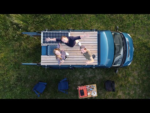 Roomtour #1 – Ford Transit DIY Campervan für 7000€ / ein Low-Budget-Campervan mit viel Stauraum ?
