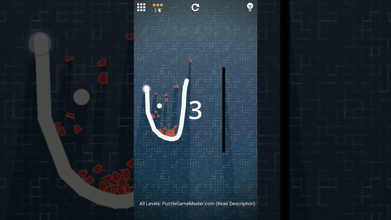 Shatterbrain Level 100, 3 stars Solution Android iOS