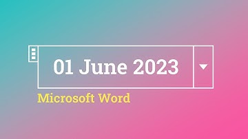 Insert and modify date pickers in Microsoft Word