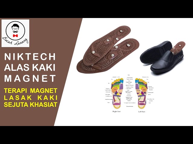 NIKTECH ALAS KAKI MAGNET - Terapi Syaraf Kaki Dengan Sejuta Manfaat class=