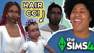 i found THE BEST maxis match hair CC for black sims in the Sims 4 i found THE BEST maxis match hair CC for black sims in the Sims 4