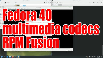 Fedora 40 how to install video codecs - RPM Fusion tutorial - July 2024 - dcd1f565