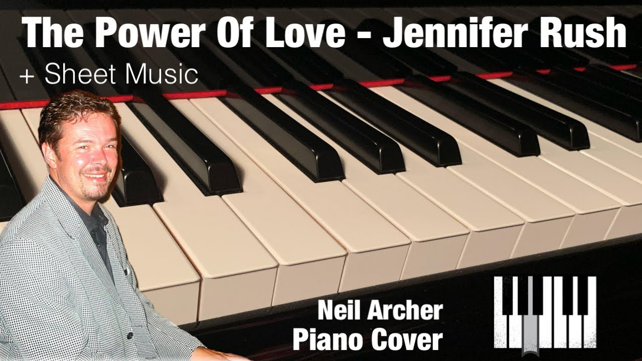 The Power Of Love Jennifer Rush Piano Cover + Sheet Music YouTube