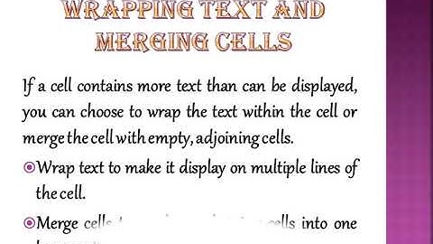 BAU- FCS- Video 19- Modifying Cells, Columns and Rows- Eng. Heba Al-Hiary
