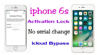 iphone 6s activation lock icloud Bypass no serial change bypass