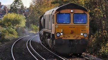 (HD) GBRf class 66741 & 66722 TnT power through Broadstairs with an RHTT working 3W01 03/11/20!