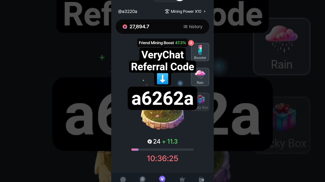VeryChat Referral Code: a6262a