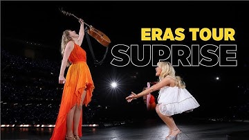 Taylor Swift Eras Tour New Orleans | Surprise Guest Sabrina Carpenter
