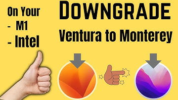 How to Downgrade macOS 13 Ventura to MacOS Monterey in 2025 for M1 & Intel Mac