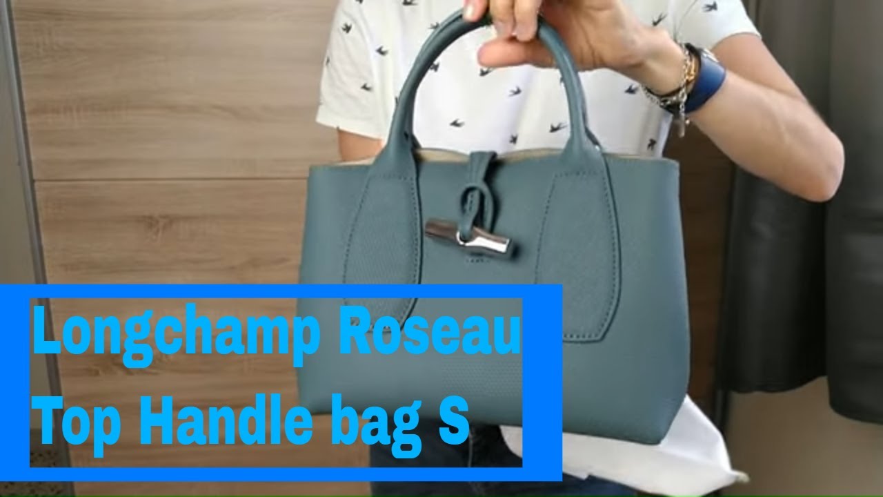 LONGCHAMP Roseau Top Handle Bag Small / Review & What fits / Birthday Haul  Part 2 