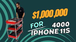 We bought 4000 iPhone 11s for $1,000,000