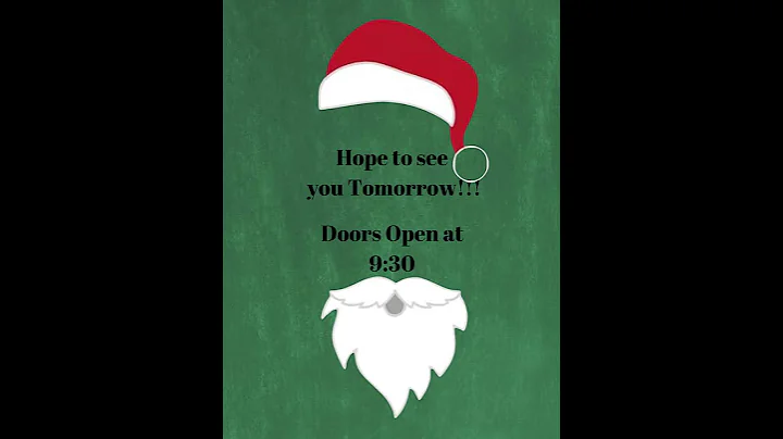 Hope to see you tomorrow!