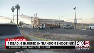 Shooting in Henderson leaves one person dead and several others injured