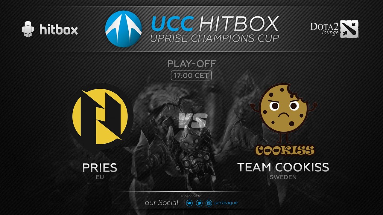 UCC: Hitbox. Dota 2. Cookiss vs Pries. 3 game. 26.12.15