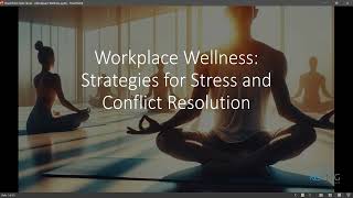 Learn Workplace Wellness Strategies for Stress and Conflict Resolution online | Koenig Solutions