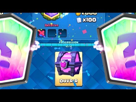 CLASH ROYALE LE DEFI DU PACK OPENING ! VICTOIRE = COFFRE MAGIQUE ! - CLASH ROYALE LE DEFI DU PACK OPENING ! VICTOIRE = COFFRE MAGIQUE !