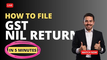 How to File GST Nil Return in Under 5 Minutes