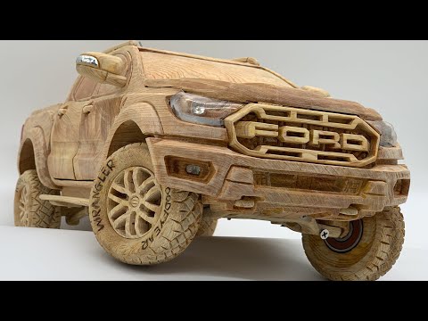 Wood Carving - FORD RANGER RAPTOR 2020 - Woodworking Art