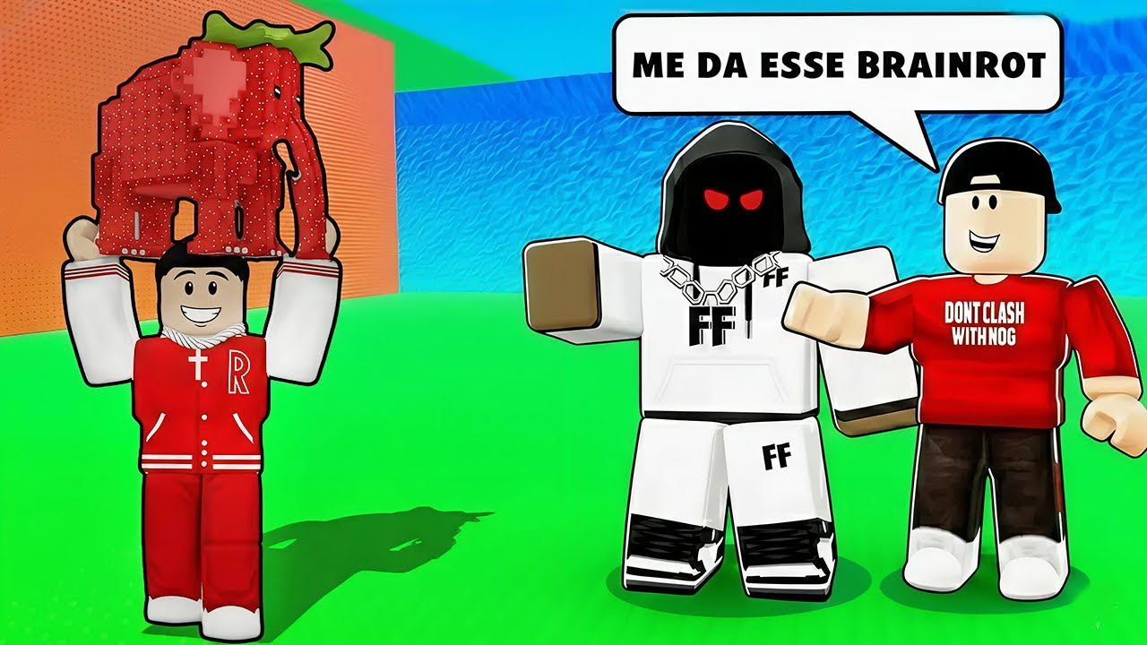 Passei 24 HORAS dando BRAINROTS para Aleatórios no Tsunami para Brainrots