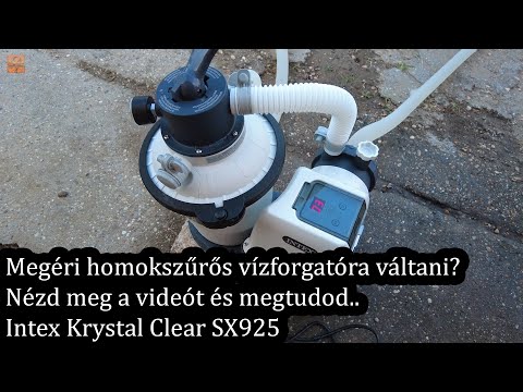 Videó: Homokszűrő a medencéhez: eszköz, utasítások, vélemények