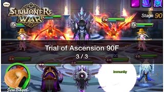 summoners war too op lvl 40 water homunculus testing vloggest