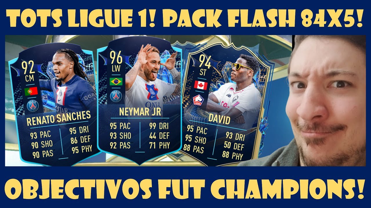 TOTS Ligue 1! Pack Flash 84x5! Objectivos FUT Champions! - Fifa 23 ...
