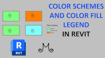 Revit Tutorial - Color schemes and color fill legend explained