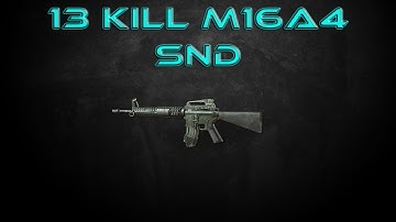 MW3 Search and Destroy | M16A4 13-1 | Console? Will i come back.