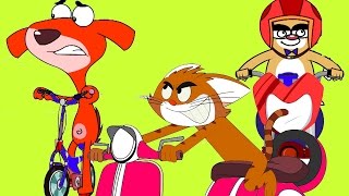 Rat A Tat & Cat & Keet - Hilarious Crossover Dog Cat Comedy - Funny Cartoons For Kids Chotoonz Tv