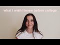 what I wish I knew before college | SYRACUSE UNIVERSITY