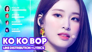 Video thumbnail of "Weeekly - Ko Ko Bop (Line Distribution + Lyrics Karaoke) PATREON REQUESTED"
