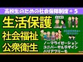 【高校生のための政治・経済】公的扶助・社会福祉・公衆衛生＃5
