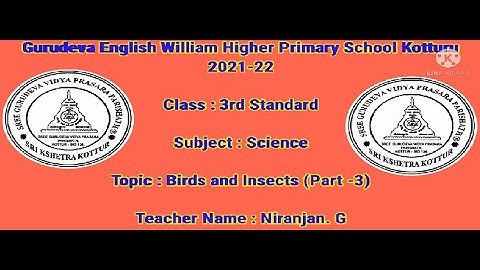3rd Standard Science 4th Lesson Part 3 Sem 1 2021   22