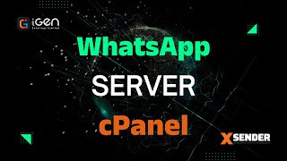 XSender WhatsApp server setup in cPanel