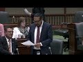 Sol Mamakwa, MPP, Reads Out Proximity Principle Petition in the Ontario Legislature