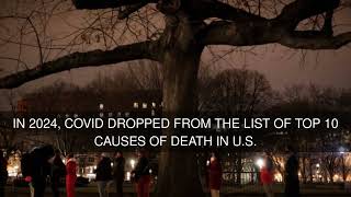 In 2024 COVID dropped from the list of top 10 causes of death in U.S.