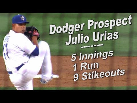 Julio Urias: Pitch-by-pitch of the Dodger prospect's nine strikeout, one run performance on 8-13-14