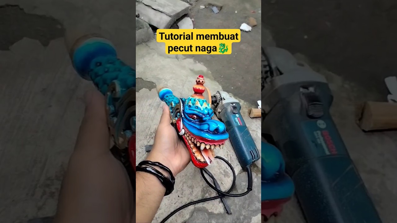 kita buatkan tutorial membuat pecut naga 
