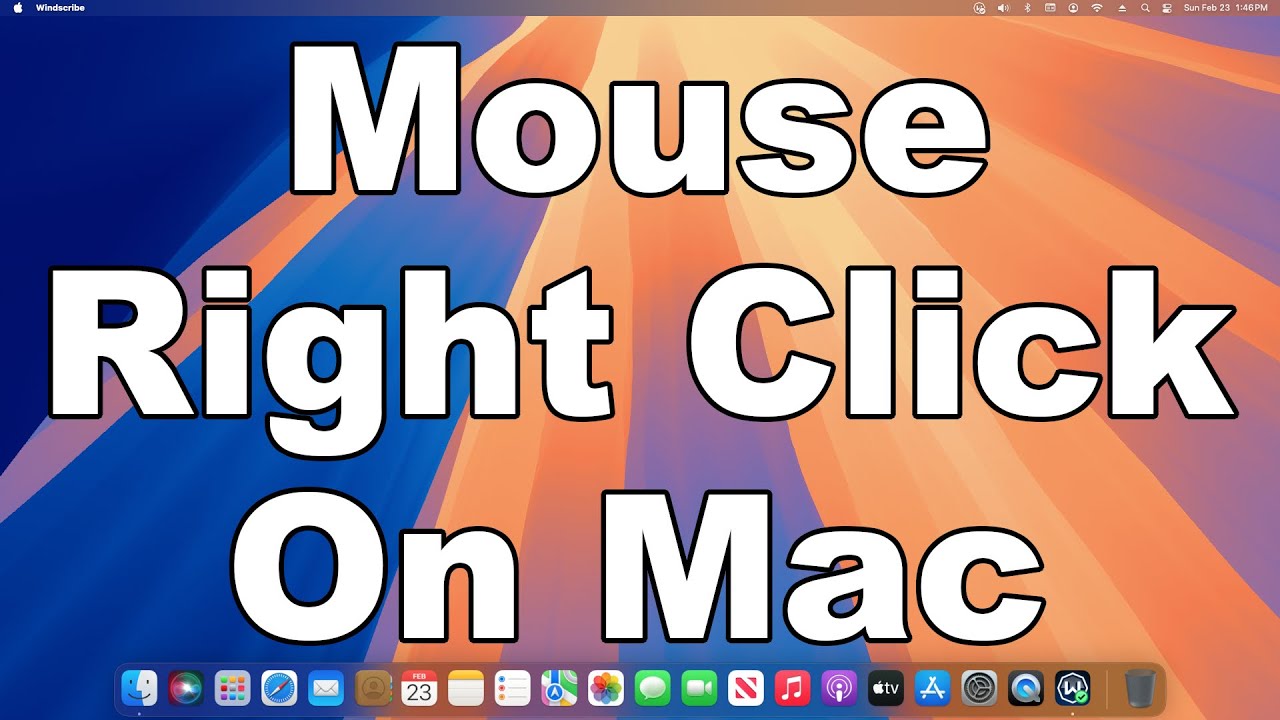 How To Enable Right Mouse Click On A Mac | Mouse Settings | Quick ...
