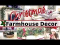 CHRISTMAS 2020 DECORATE WITH ME | CHRISTMAS FARMHOUSE DECOR | FAMILY ROOM DECOR INSPIRATION